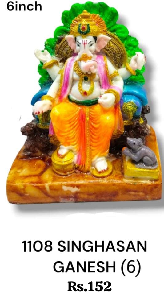 Singhasan Ganesh Statue